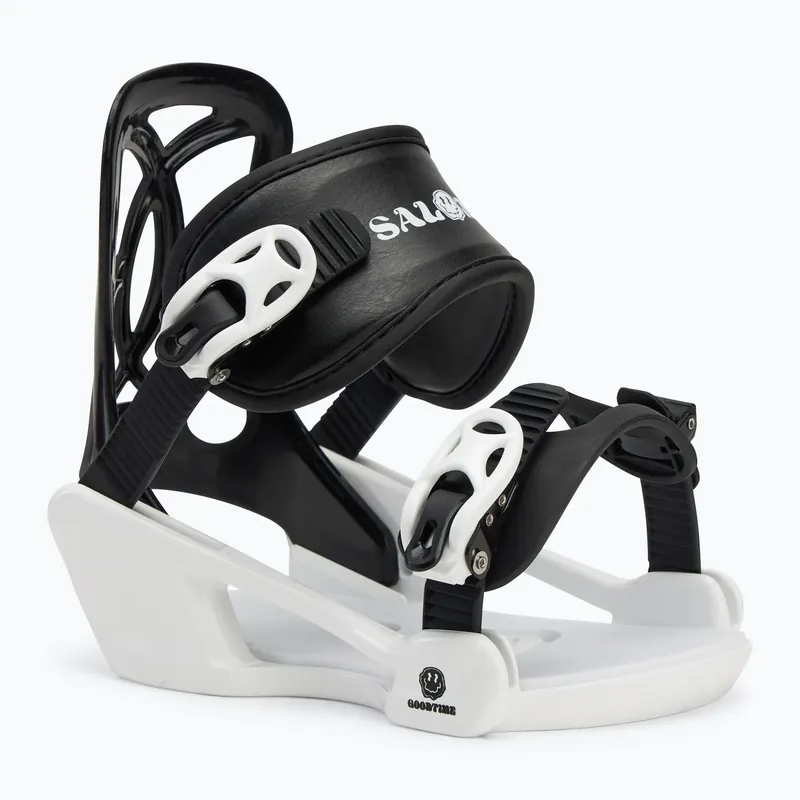 Dětské snowboardové vázání Salomon Goodtime XS black/white Oblíbený
