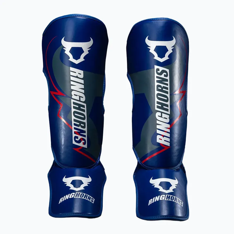 Chrániče holení a chodidel Venum Ringhorns Charger Shin navy blue/red Top Prodej