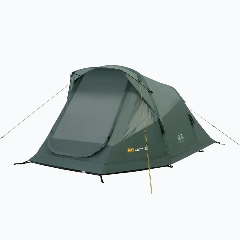 Kempingový stan pro 3 osoby KADVA AIRcamp 3 zelený Nejlepší Volba