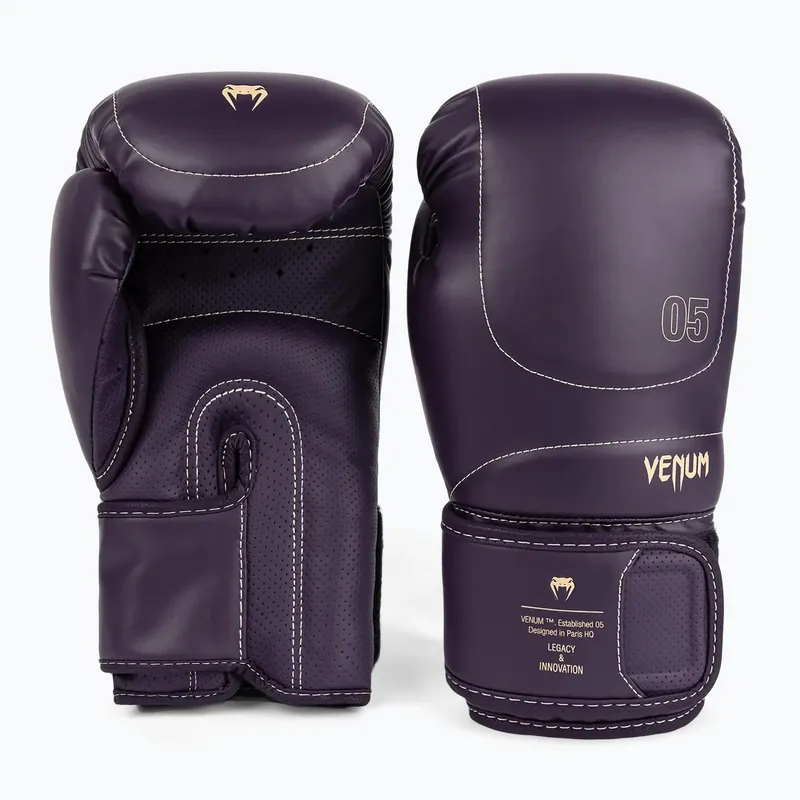 Pánské boxerské rukavice Venum Impact Evo deep purple Akce