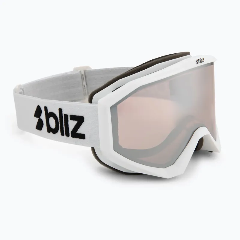 Lyžařské brýle Bliz Liner matte white/pink/silver mirror Hit Sezóny