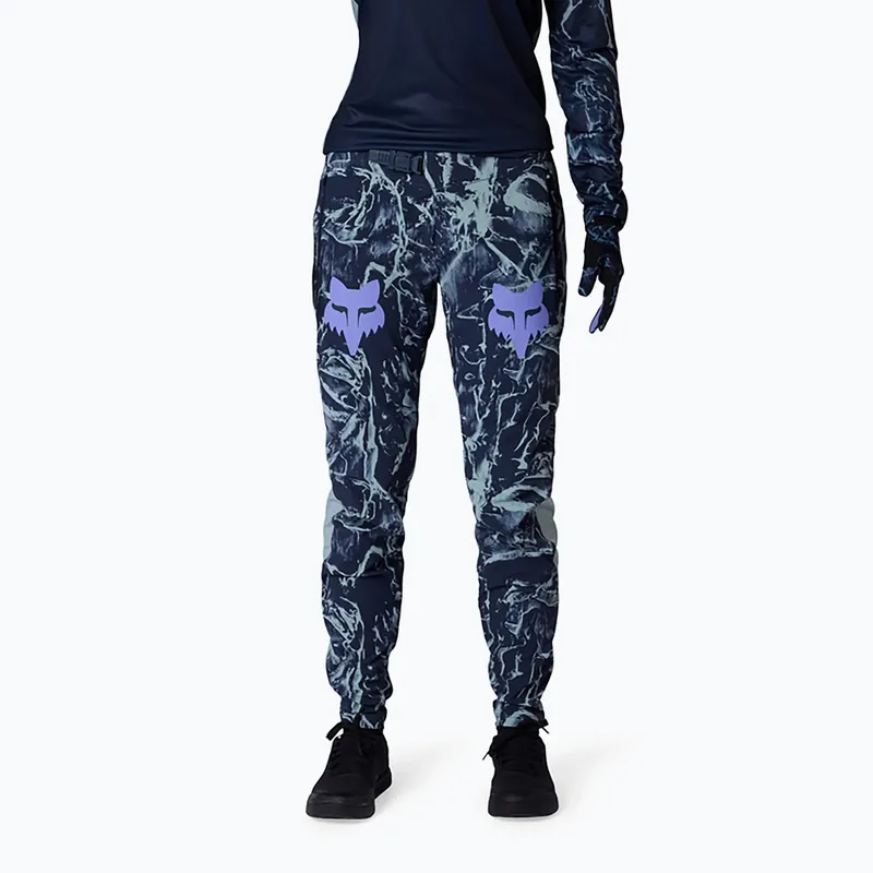 Dámské cyklistické kalhoty Fox Racing Ranger Image Print arctic blue Finální Výprodej