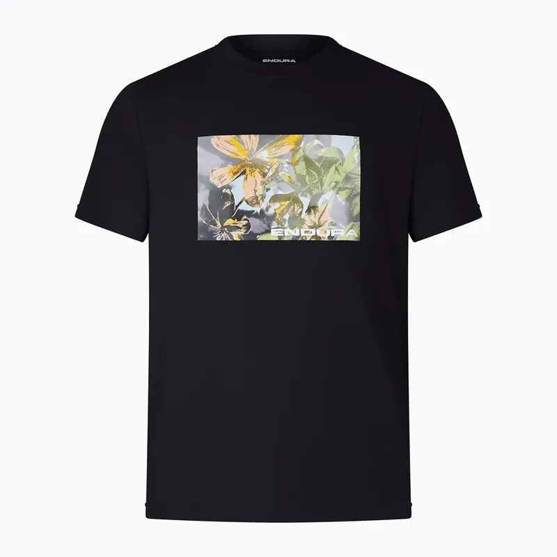 Nízká Cena Cyklistický dres Endura Ltd Graphic Stack Logo black