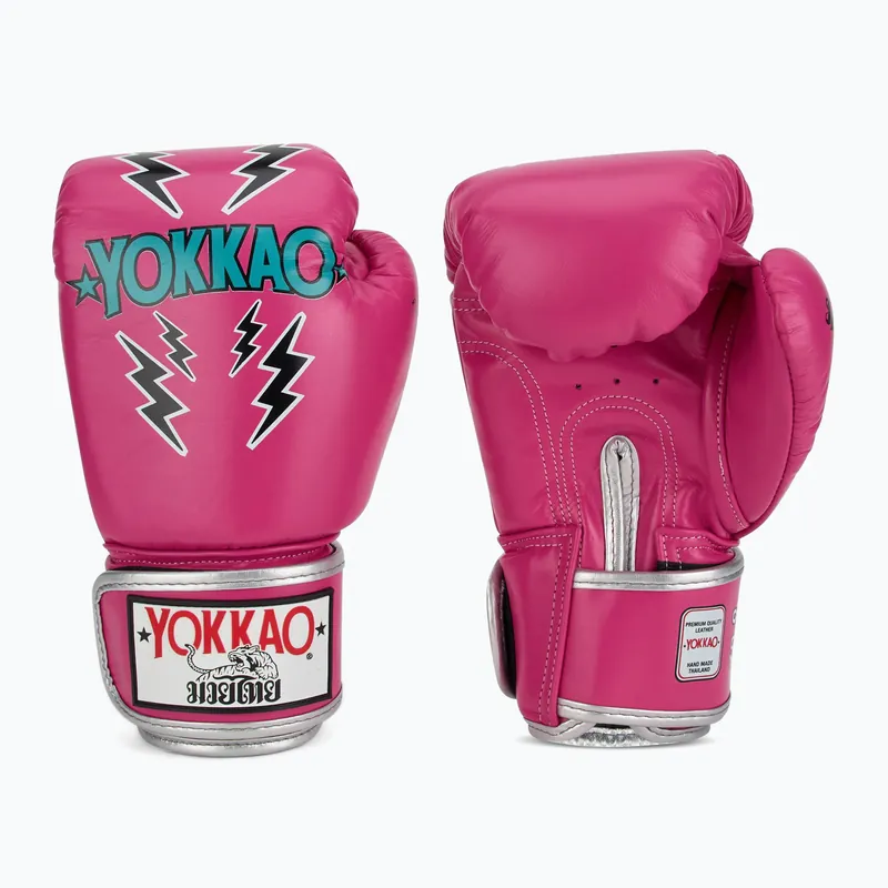 Pánské boxerské rukavice YOKKAO Stadium fuchsia Nízká Cena