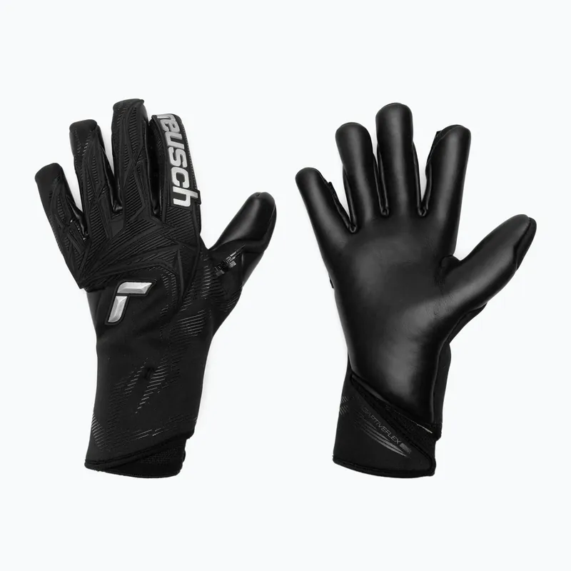 Brankářské rukavice Reusch Attrakt Duo Strapless black/silver/black Must-Have