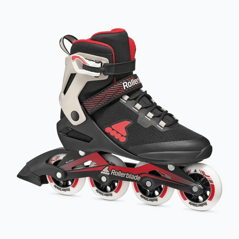 Novinka Pánské kolečkové brusle Rollerblade Macroblade 84 black/sand/red Novinka