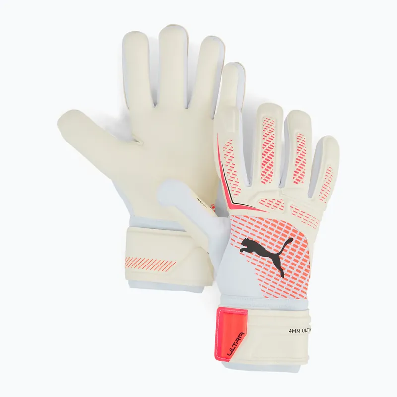 Brankářské rukavice PUMA Ultra Pro NC puma white/glowing red/puma black Oblíbený