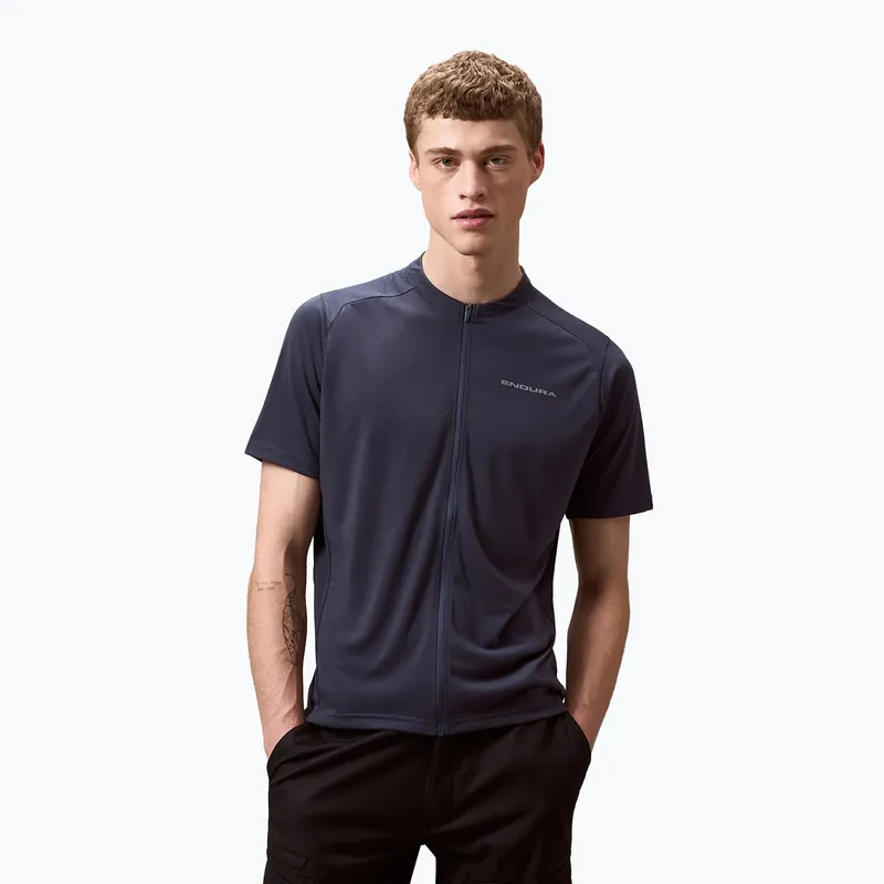 Koupit Online Pánský cyklistický dres Endura Loop Zipped carbon grey