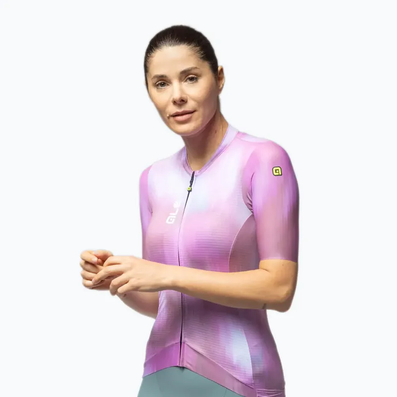 Dámský cyklistický dres Alé Argon pink combo Levný