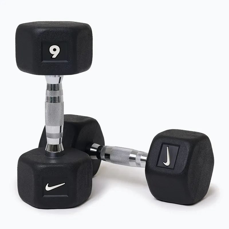 Akční Nabídka Činky Nike Strength Hex Dumbbell 2 x 9 kg black/white