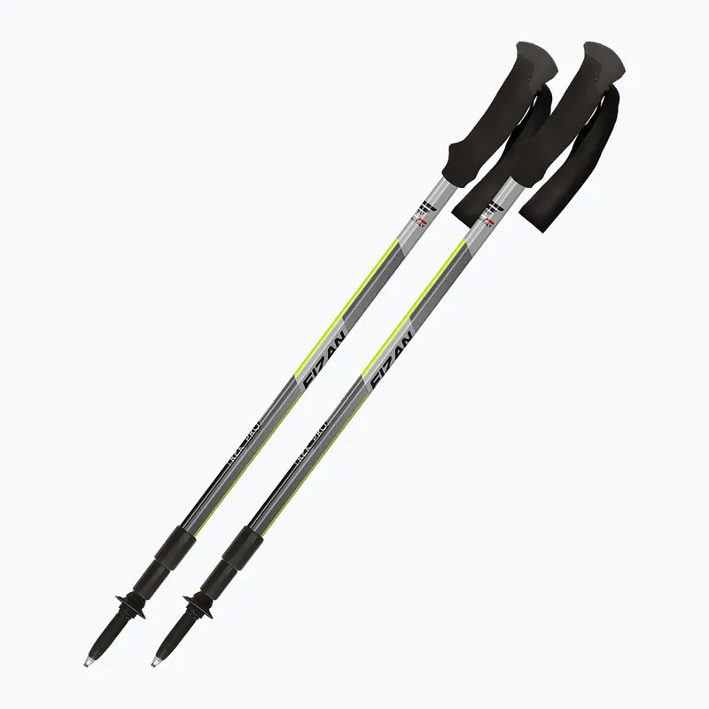 Speciální Cena Trekové hole Fizan Trek Pro grey/yellow Novinka