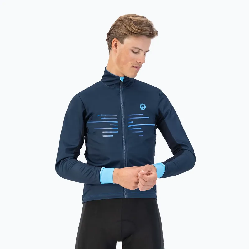 Vysoce Kvalitní Pánská cyklistická bunda Rogelli Radius Winter Jacket blue