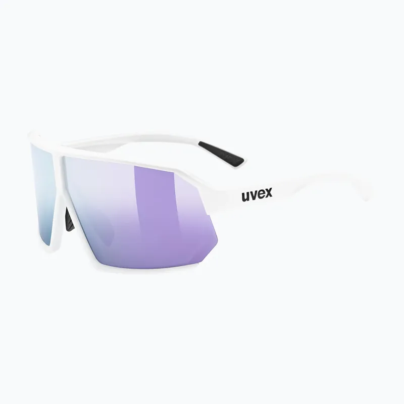 Sluneční brýle UVEX Sportstyle 237 white matt/mirror lavender Finální Výprodej