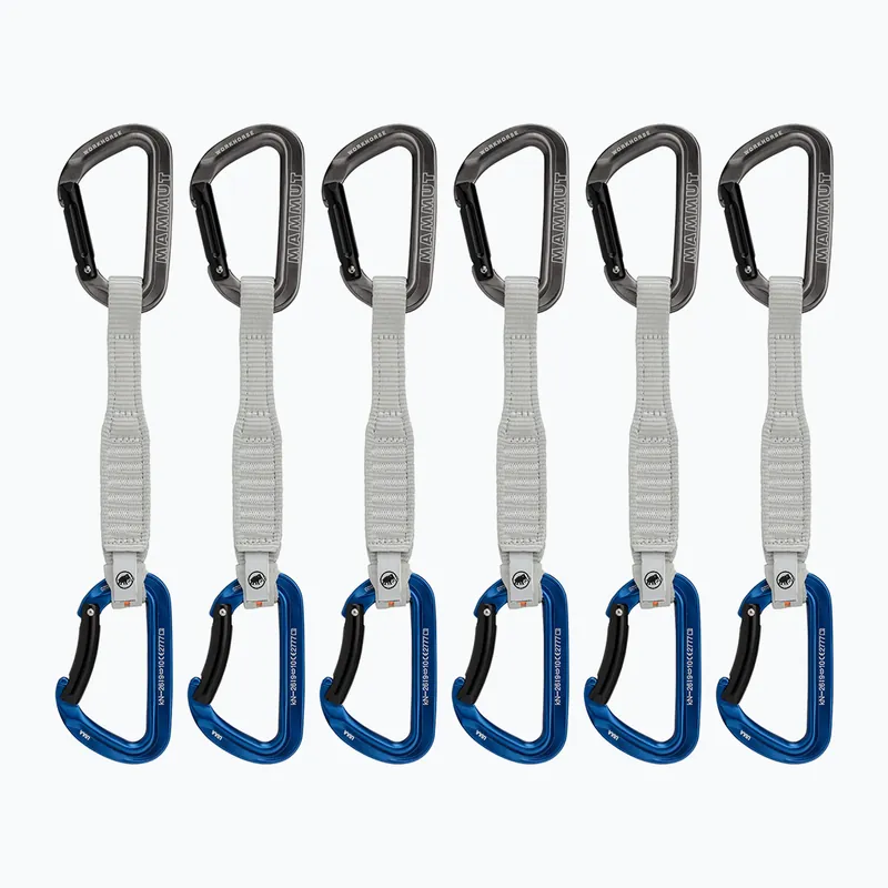 Kup Teď Sada lezeckých expresek Mammut Workhorse Keylock 6 ks grey/blue