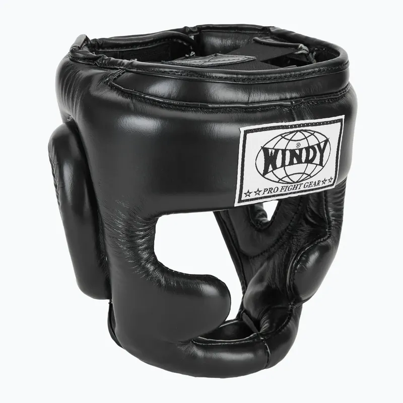 Boxerská helma WINDY Genuine Leather black Koupit Online