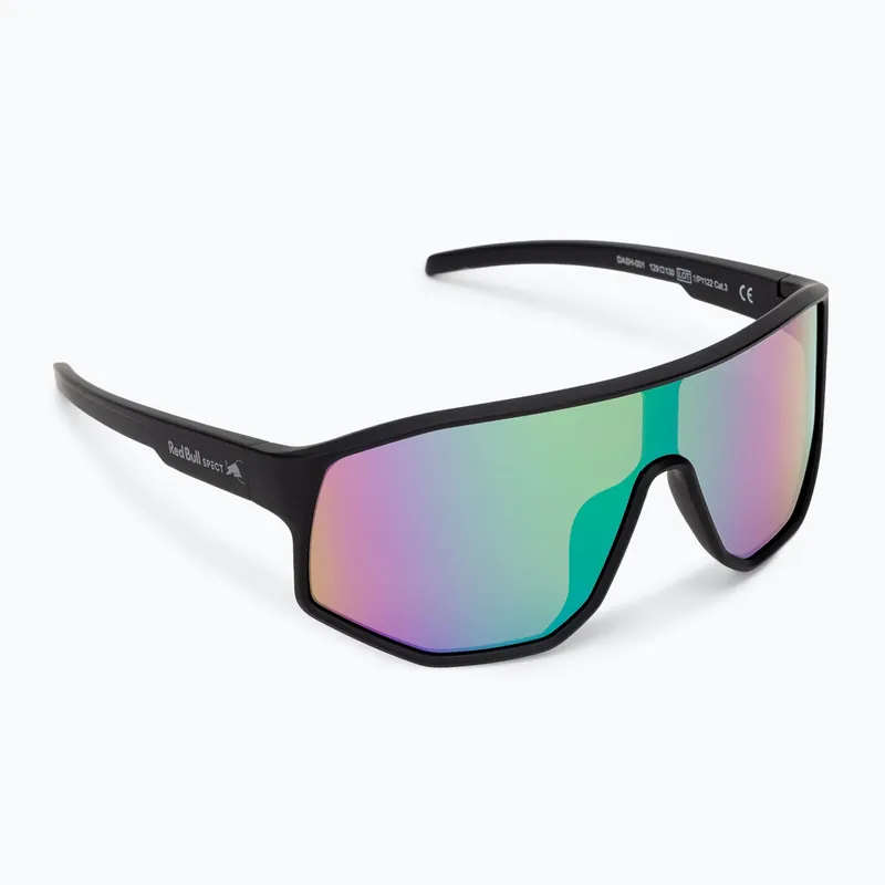Must-Have Cyklistické brýle Red Bull Spect Dash černo-hnědé s modrým zrcadlem