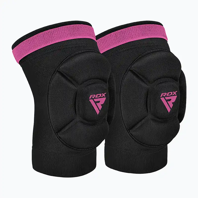 Ochraniacze na kolana RDX K5 Hosiery Knee Foam black/pink Speciální Cena