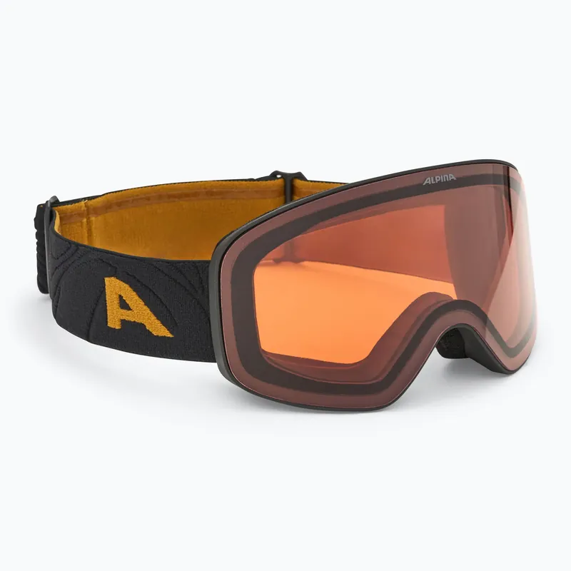 Sleva Lyžařské brýle Alpina Ladis Q black/ gold matt/ gold