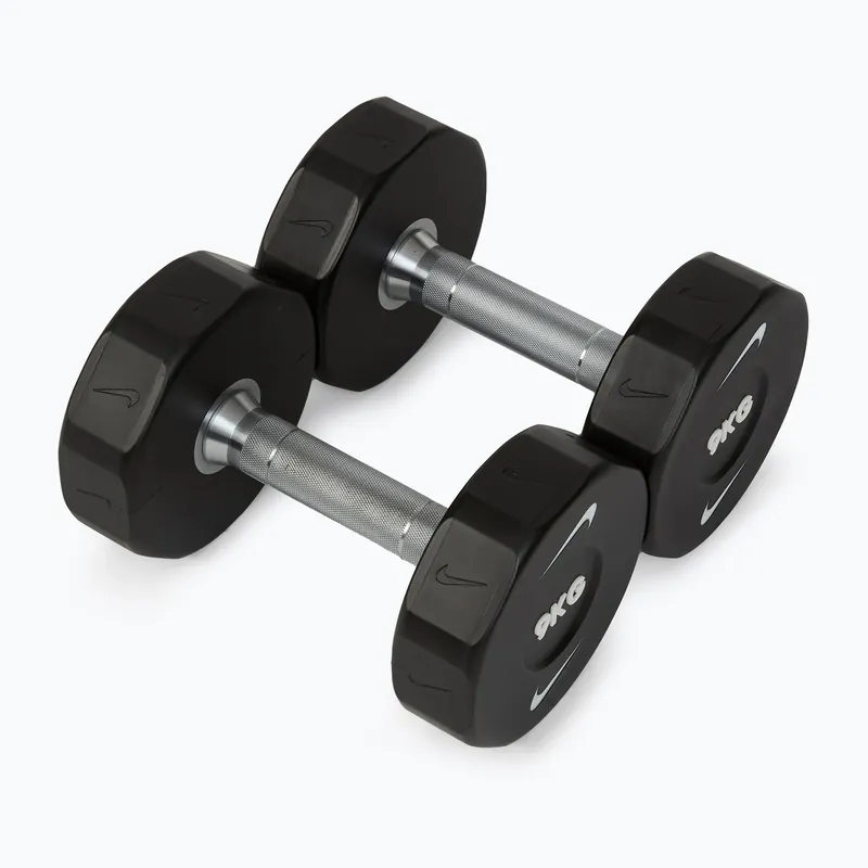 Ihned K Objednání Činky Nike Strength Pro Urethane Dumbbell 2 x 9 kg black/white