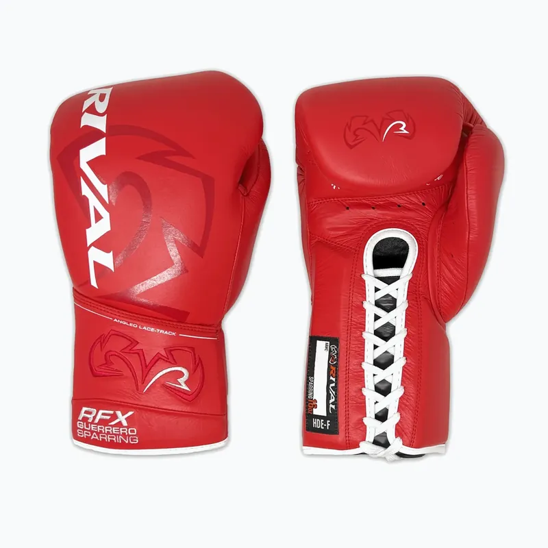 Boxerské rukavice Rival RFX-Guerrero Sparring-HDE-F červené Autentický