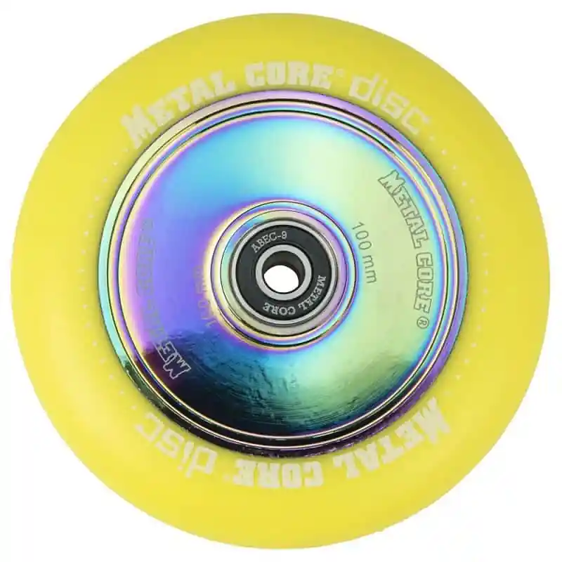 Výprodej Metal Core Disc 100 mm kolečko žluté