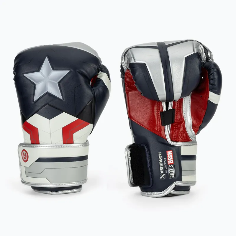 Rychlé Dodání Boxerské rukavice Hayabusa Marvel‘s Captain America silver/blue