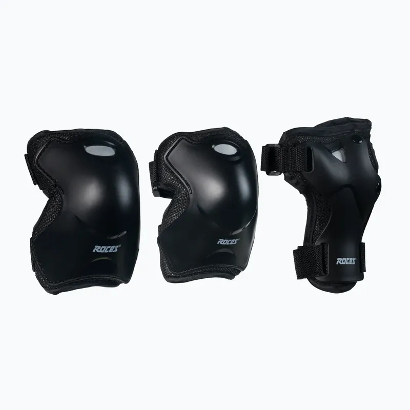 Chrániče 3 Pack Roces Adult Super 001 black 301275 Výhodná Nabídka