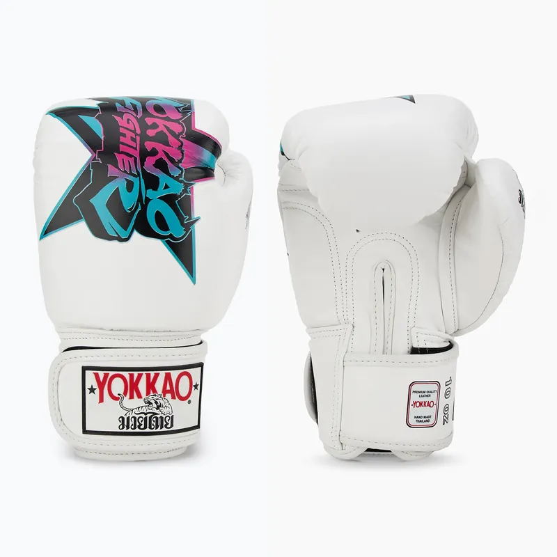Pánské boxerské rukavice YOKKAO Fighter KO white Přímo Od Výrobce