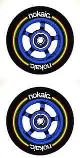 Časově Omezené Kolečka Nokaic 100mm BLACK/BLUE 2ks