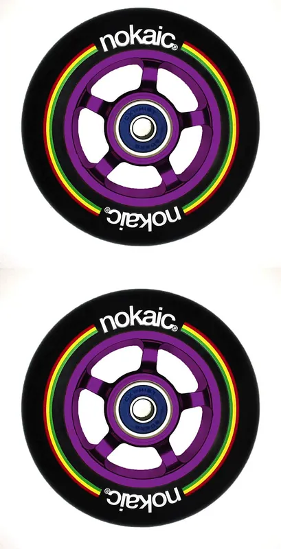 Kolečka Nokaic 100mm BLACK/PURPLE 2ks Objednat Nyní