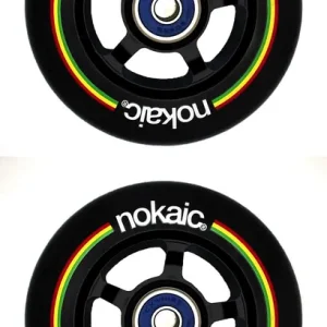 Kolečka Nokaic 100mm BLACK/BLACK 2ks Poslední Šance