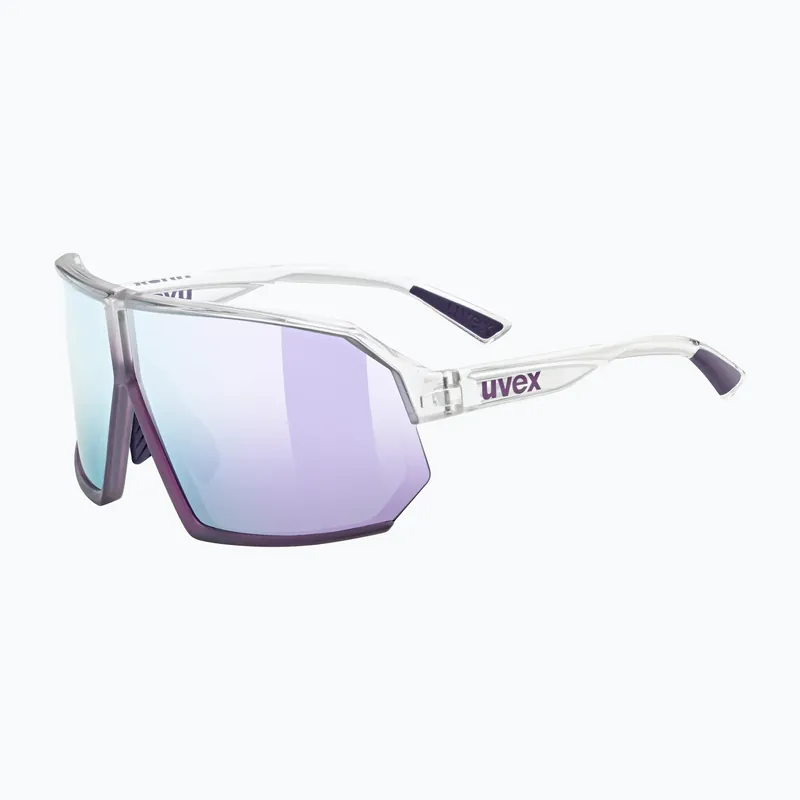 Sluneční brýle UVEX Sportstyle 237 clear/metallic purple/mirror lavender Omezená Nabídka