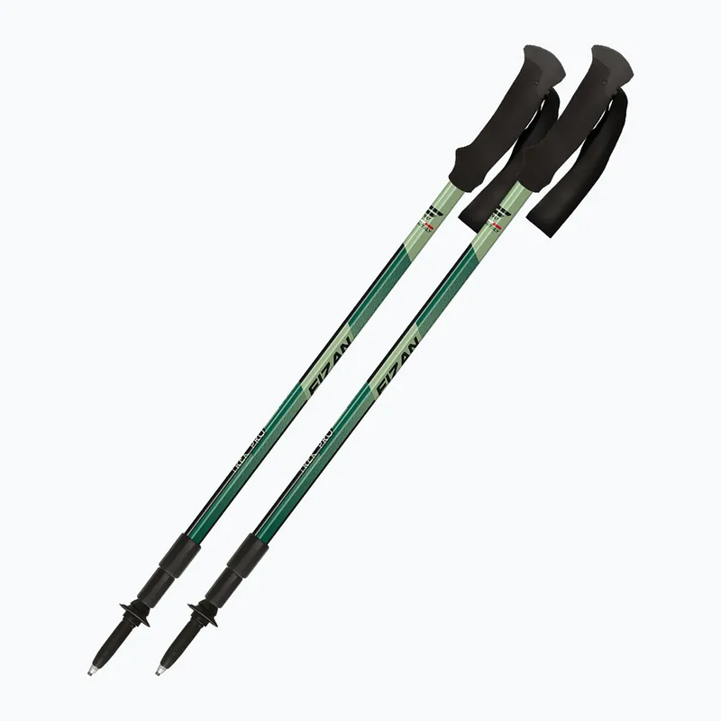 Trekové hole Fizan Trek Pro dark green Novinka Přímo Od Výrobce