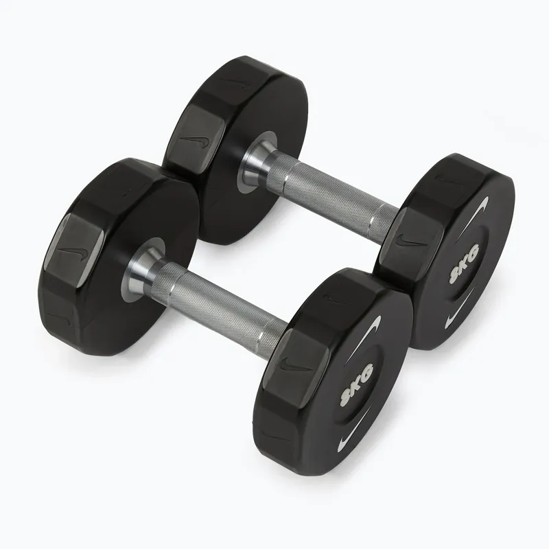 Ověřený Činky Nike Strength Pro Urethane Dumbbell 2 x 8 kg black/white