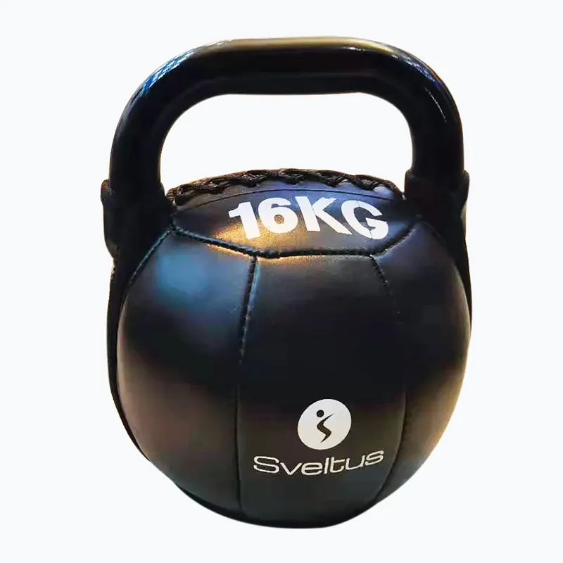 Nízká Cena Kettlebell Sveltus Soft PU 16 kg black
