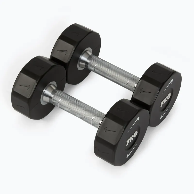Činky Nike Strength Pro Urethane Dumbbell 2 x 7 kg black/white Cenová Bomba