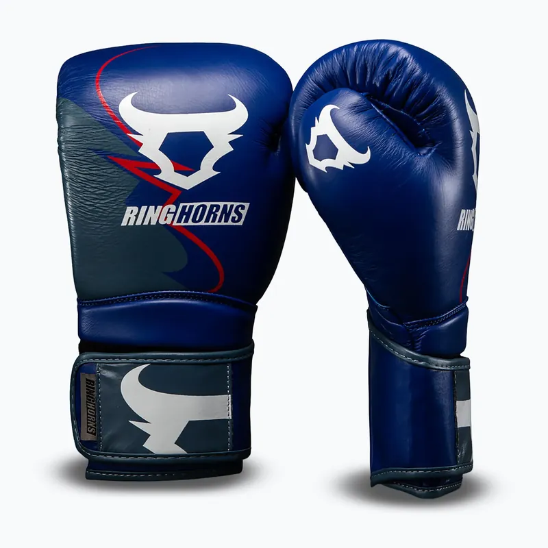 Aktuální Boxerské rukavice Venum Ringhorns Charger Boxing navy blue/red