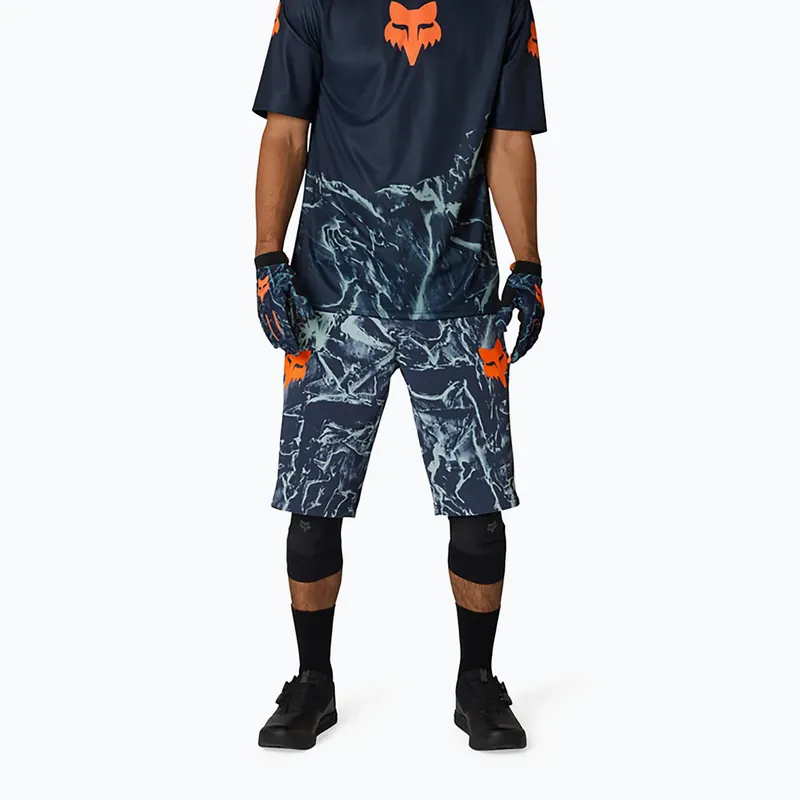 Pánské cyklistické šortky Fox Racing Ranger Image Print arctic blue Novinka Výprodej