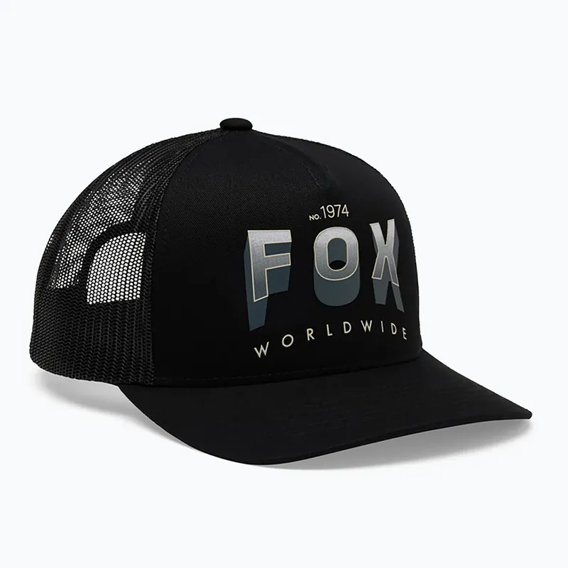 Pánská kšiltovka Fox Racing Block Mesh Trucker black Novinka Ověřený