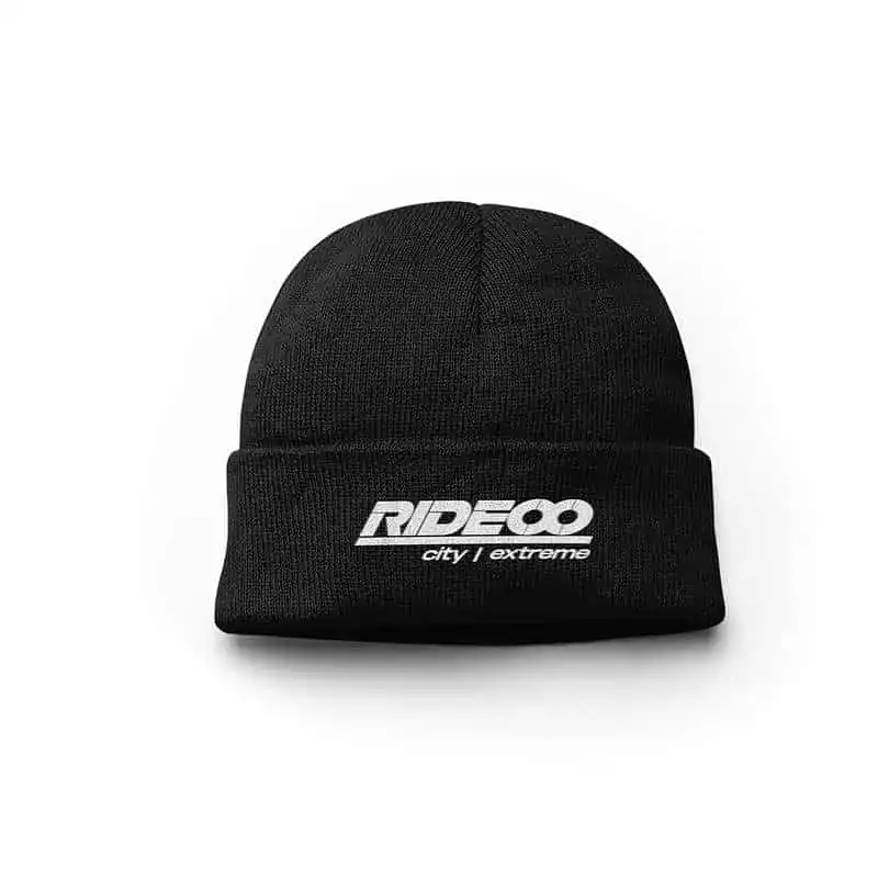 Cenový Hit Rideoo Logo Beanie Black
