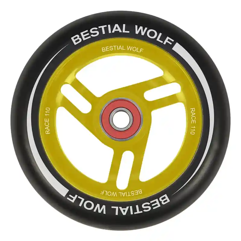 Bestial Wolf Race 110 mm kolečko černo žluté Tovární Cena