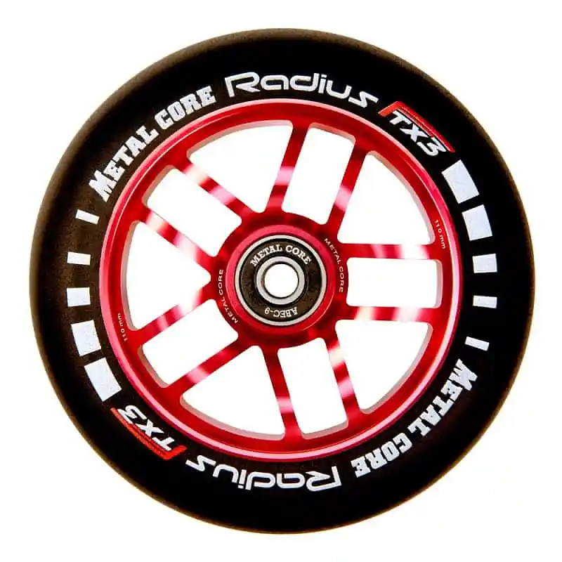 Originální Kolečko Metal Core Radius 110mm kolečko červené