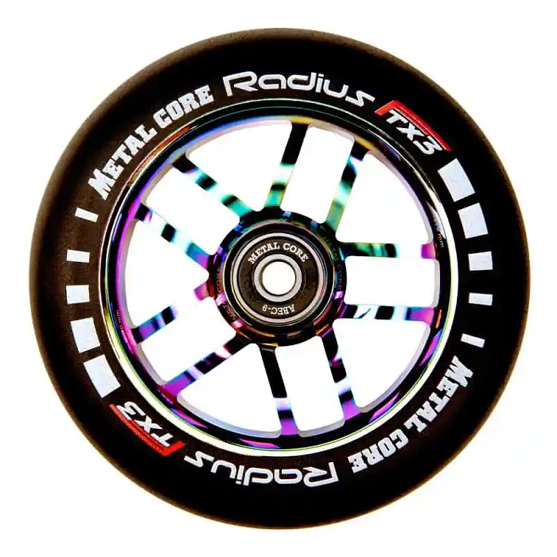 Nízká Cena Kolečko Metal Core Radius 110mm kolečko Rainbow