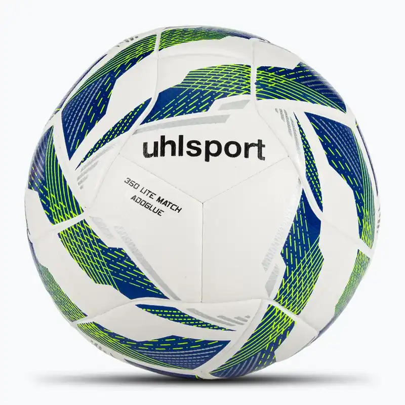 Dokud Zásoby Vydrží Fotbalový míč uhlsport 350 Lite Match Addglue white/dark blue/fluo yellow velikost 4
