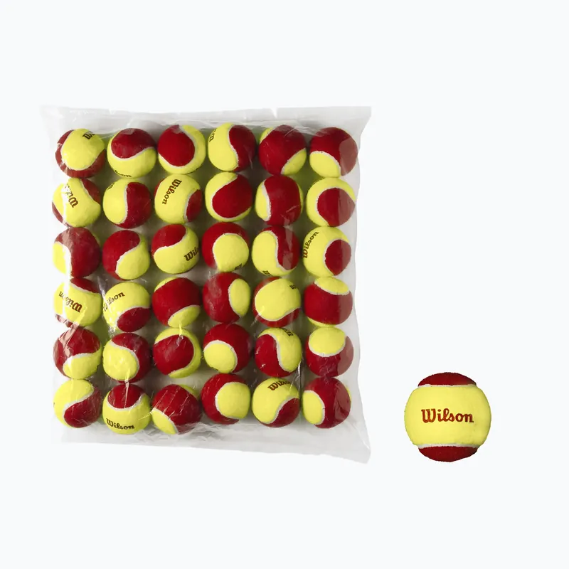 Sada dětských tenisových míčků Wilson Starter Red Tballs 36 ks žlutá/červená WRT13700B Expresní Doručení