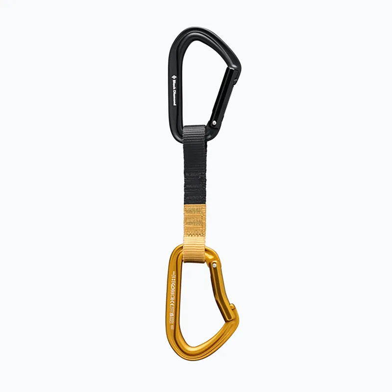 Dokud Zásoby Vydrží Lezecká expreska Black Diamond Hotforge Quickdraw 12 cm amber Novinka