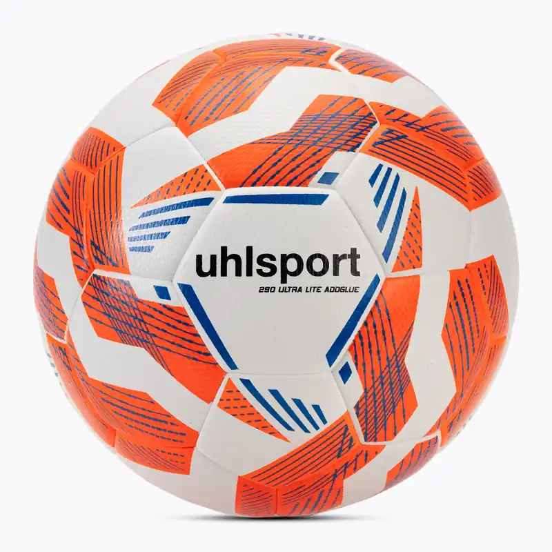 Fotbalový míč uhlsport 290 Ultra Lite Addglue white/fluo orange/dark blue velikost 5 Speciální Cena