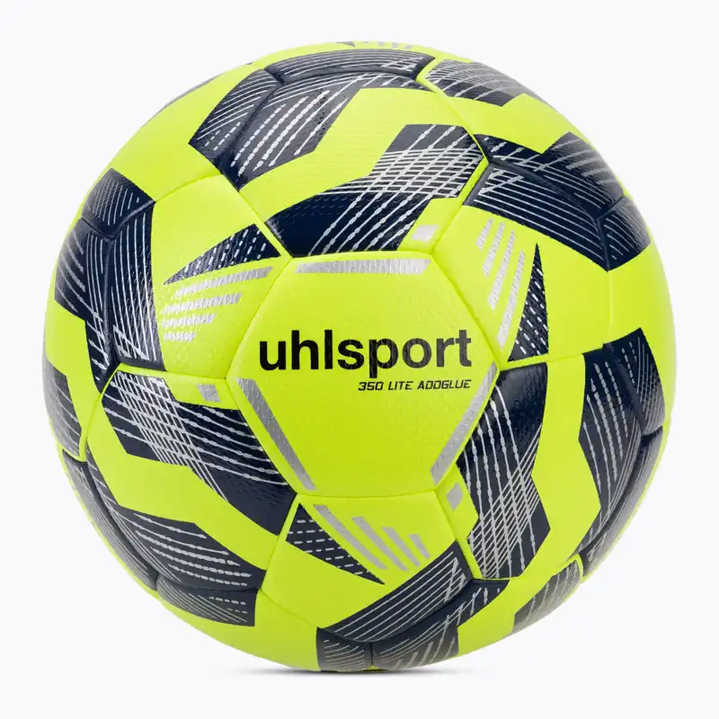 Fotbalový míč uhlsport 350 Lite Addglue fluo yellow/navy/silver velikost 5 Novinka
