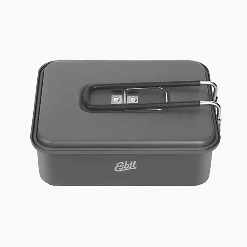 Kuchyňská souprava Esbit Solid Fuel Cookset For 14G And 27G Solid Fuel 1100 ml aluminium Sezónní Sleva