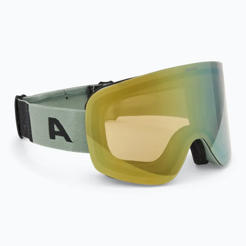 Cenová Bomba Lyžařské brýle Alpina Penken Q-Lite willow/ green matt/ gold